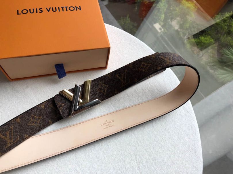 2018 LV Metal Buckle 3.8cm Men Belts