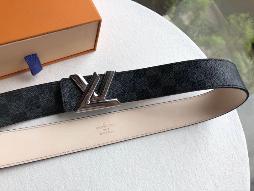 2018 LV Metal Buckle 3.8cm Men Belts