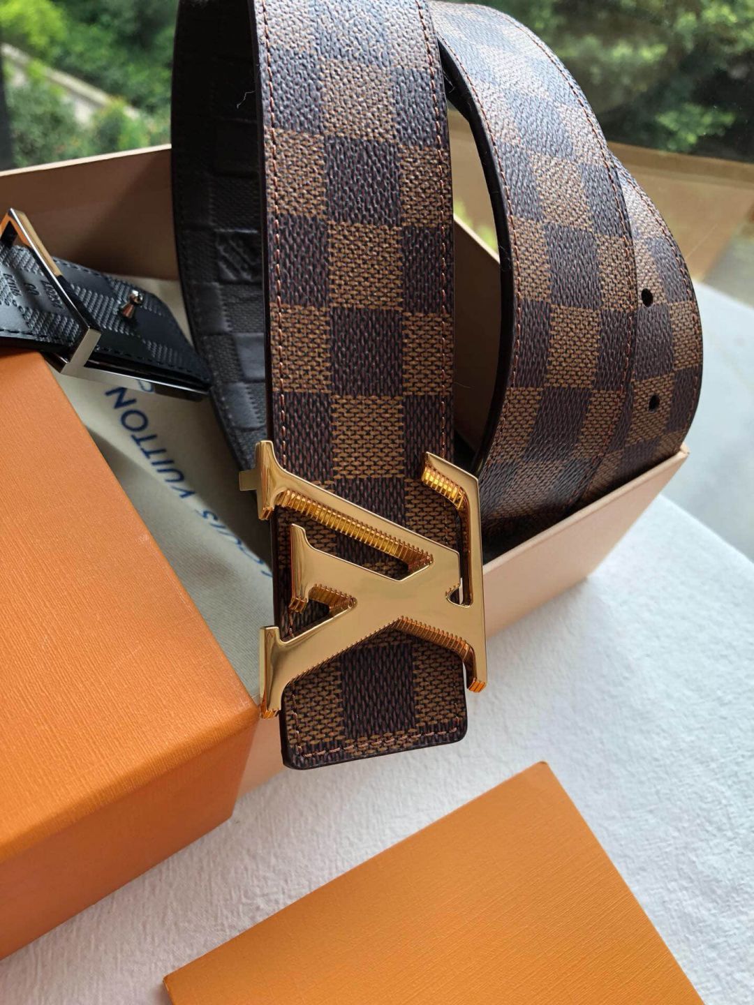 2018 LV Metal Buckle Reversible 40mm Men Belts