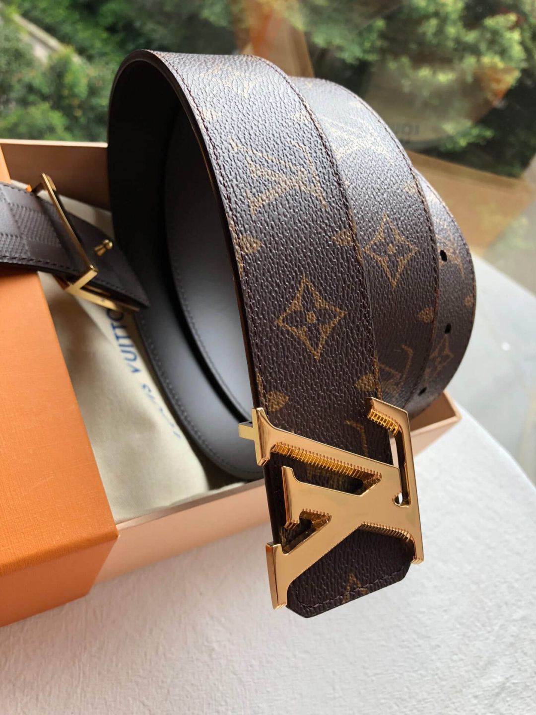 2018 LV Metal Buckle Reversible 40mm Men Belts