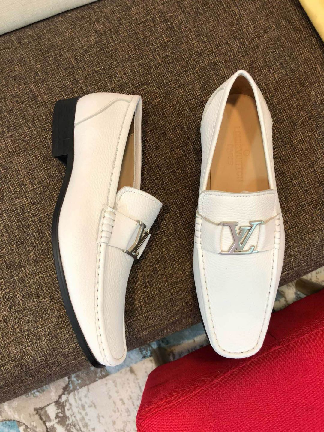 LV Loafers Men Driver Shoes