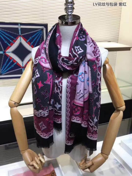 LV Cashmere Pop Monogram Women Scarves