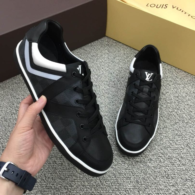 LV Men Causal Leather Sandals