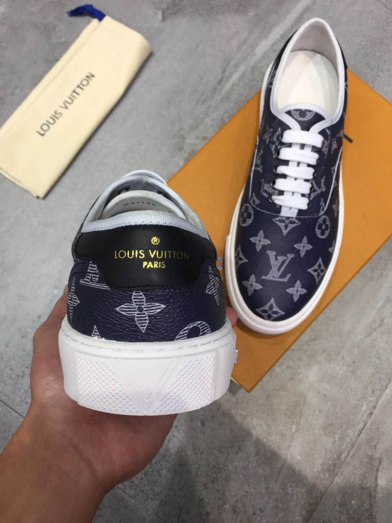 LV Men Leather Sneakers