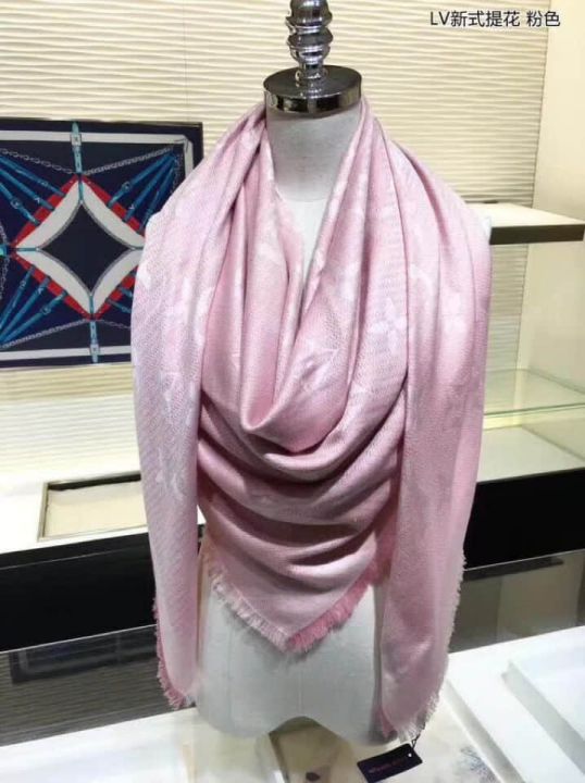 LV Silk Wool Square Women Scarves