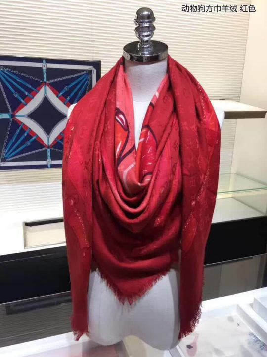 LV Square Cashmere Women Scarves