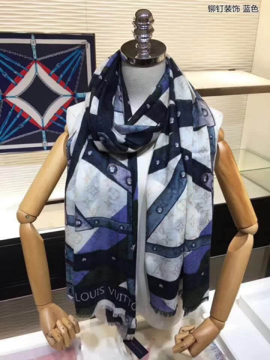 2018 LV Time Trunk Monogram Cashmere Women Scarves