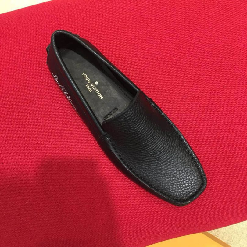 2018 LV Leather Men Loafers