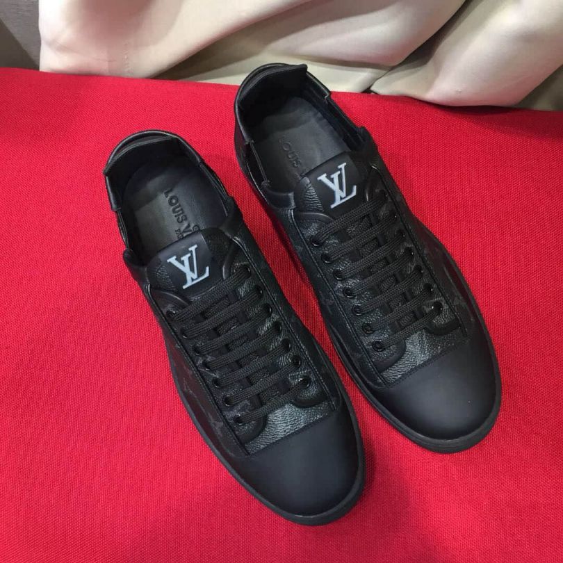 2018 LV Men Causal Leather Sandals