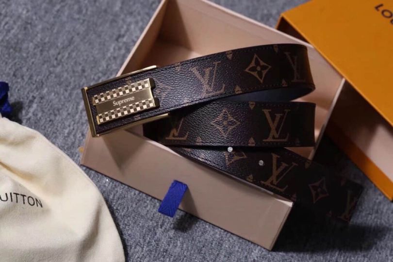 LV x Supreme 35MM Men Belts