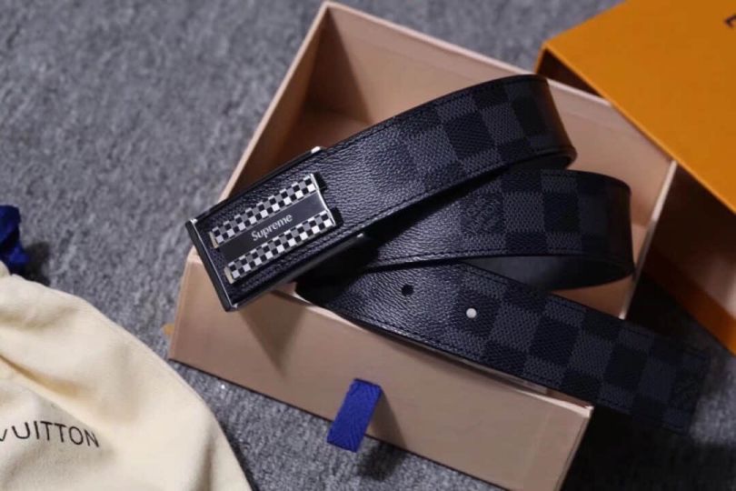 LV x Supreme 35MM Men Belts