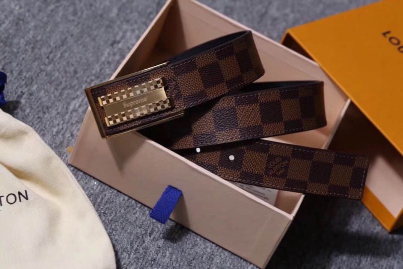 LV x Supreme 35MM Men Belts