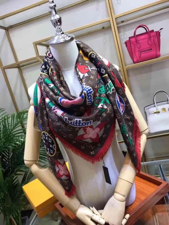 LV Stories SquareM71089 Women Scarves