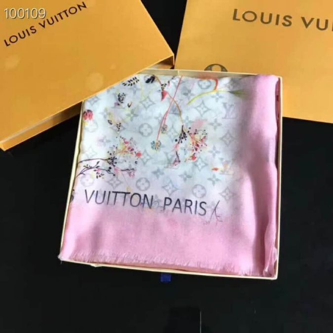 LV Limited Edition Vivienne Cashmere Women Scarves