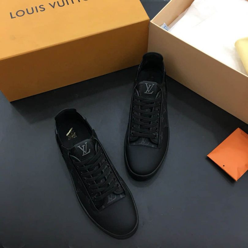 LV Leather Classic Men Causal Sandals