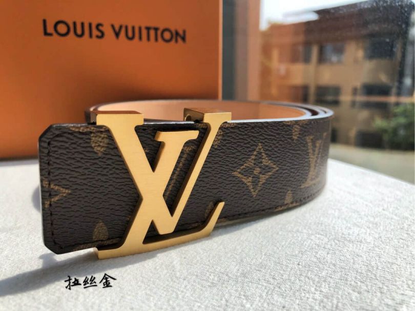 LV Metal Buckle Classic Men Belts