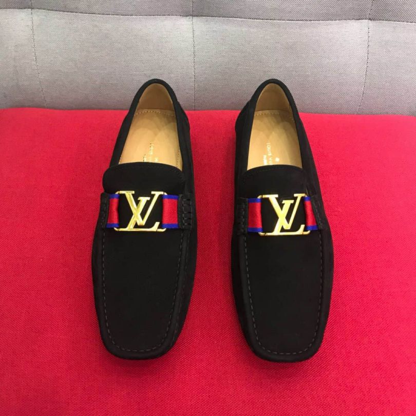 LV Leather MONTE-CARLO Men Casual Shoes