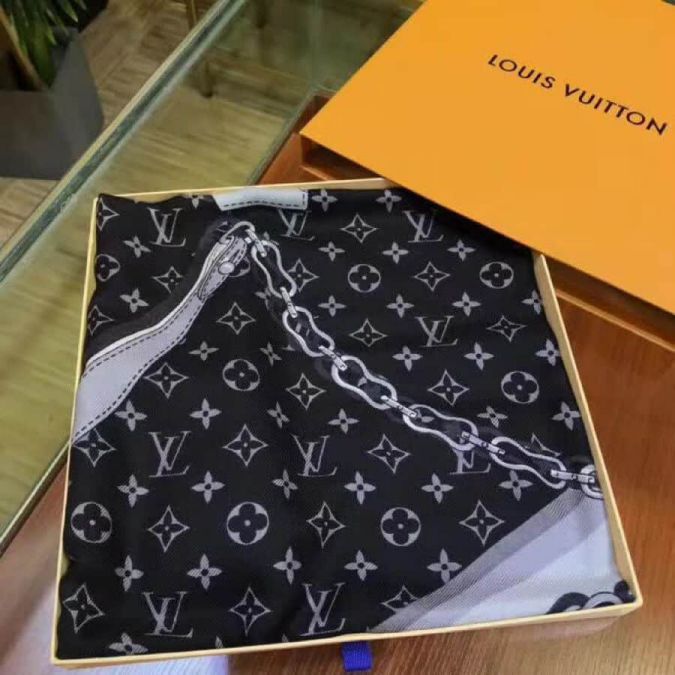 2018 LV New Monogram Cashmere Square Women Scarves