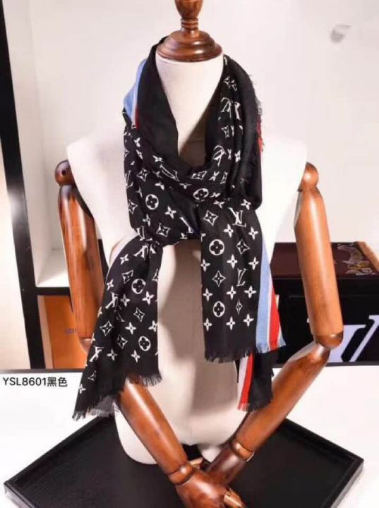 2018 LV Cashmere Pop Monogram Square Women Scarves