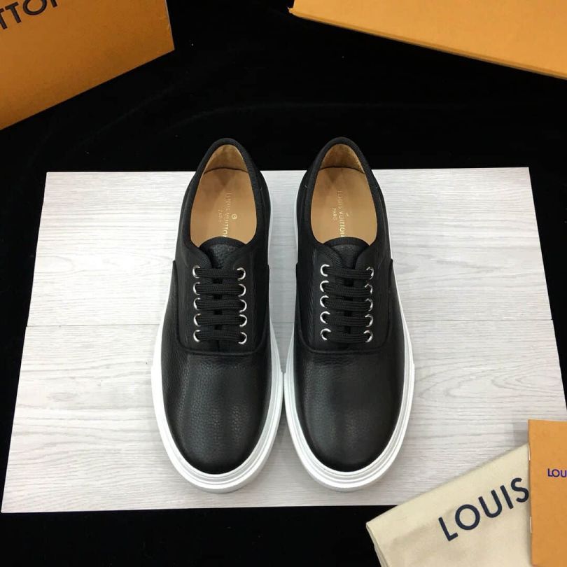 LV Leather TROCADERO Men Sneakers