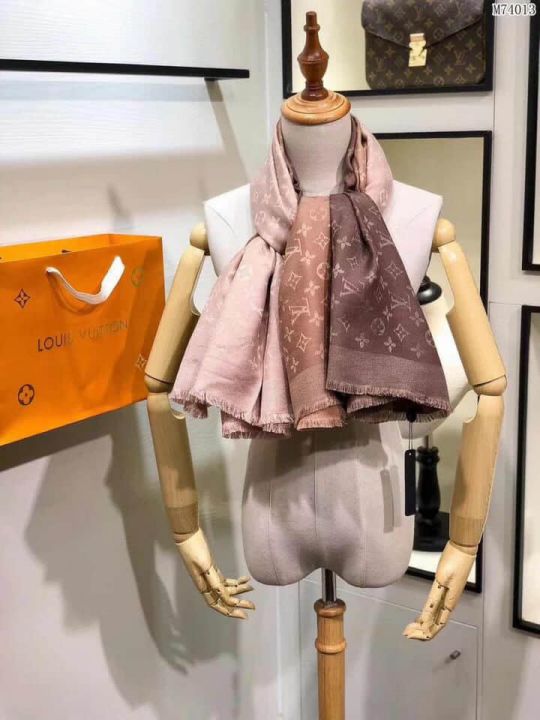 LV Silk Cashmere Women Scarves