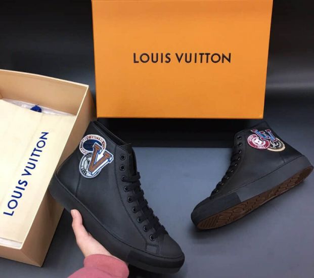 LV Leather TATTOO Men Sneakers