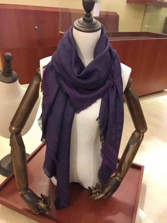 LV Silk Wool Women Scarves