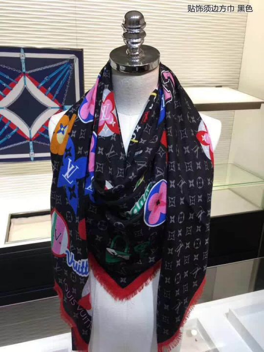 LV Stories Monogram Square Women Scarves