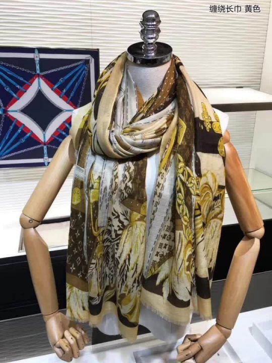 LV Monogram Cashmere Women Scarves