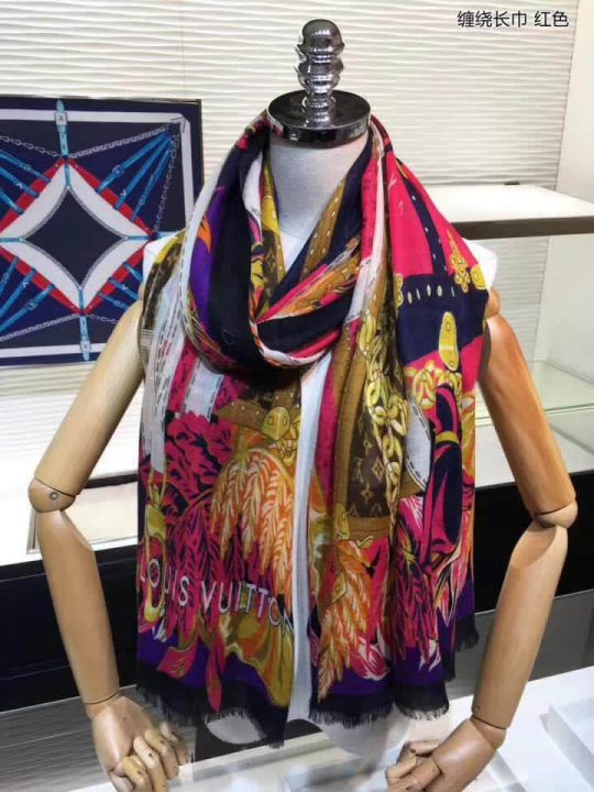 LV Monogram Cashmere Women Scarves