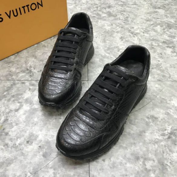 LV Leather RUN AWAY Men Sneakers