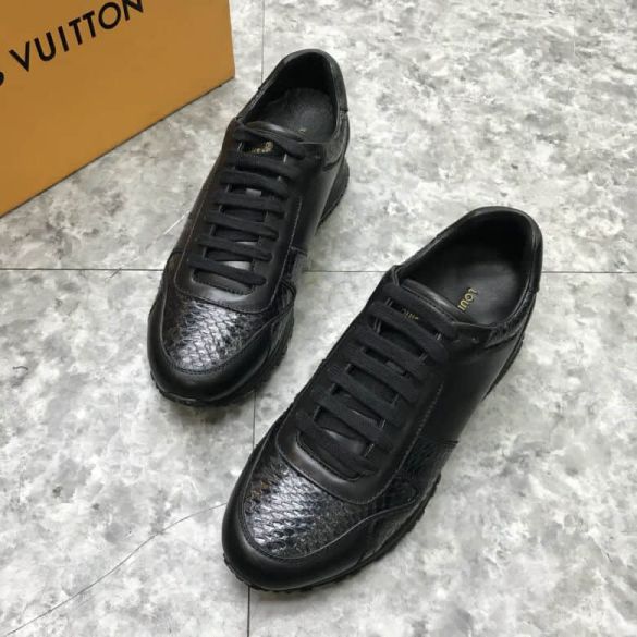 LV Leather RUN AWAY Men Sneakers