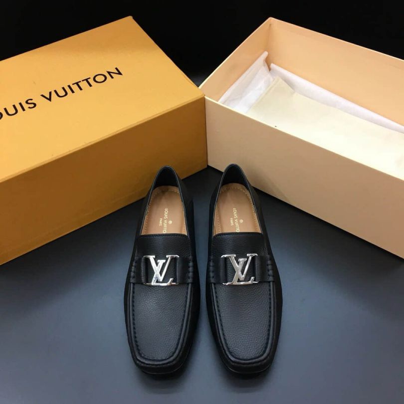 LV Leather HOCKENHEIM Men Driver Shoes