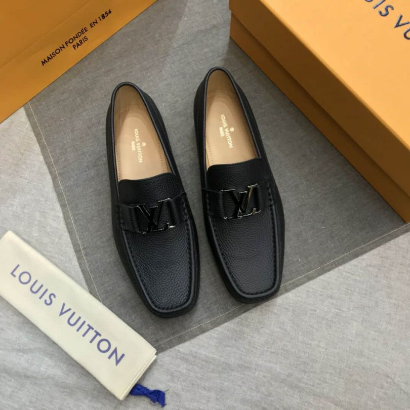 LV Black MONTE CARLO Men Driver Shoes