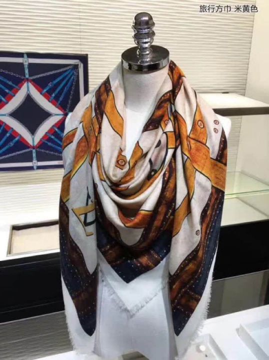 LV Time Trunk Monogram Cashmere Women Scarves