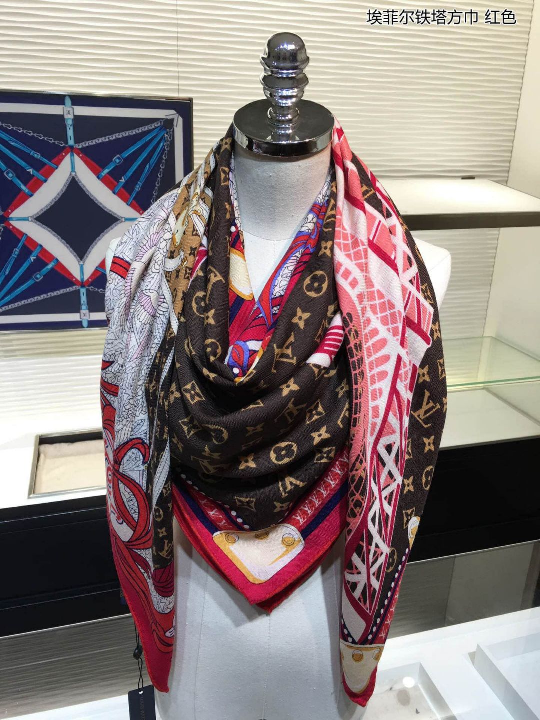 2018 LV Square Women Scarves