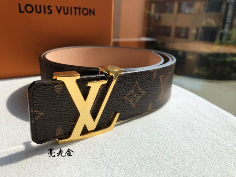 LV Metal Buckle Classic Men Belts