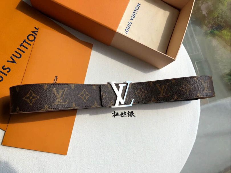 LV Metal Buckle Classic Men Belts