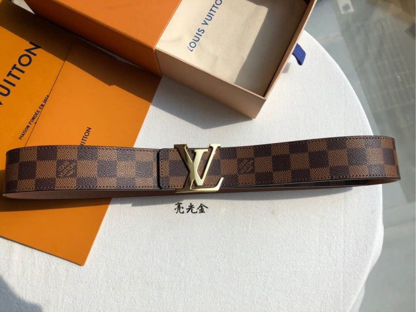 LV Metal Buckle Classic Men Belts