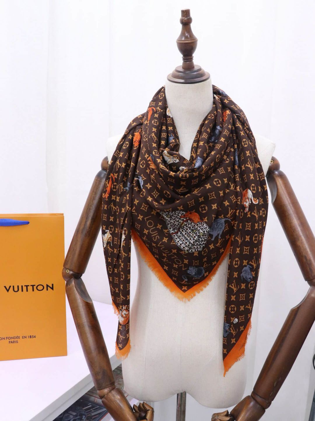 2018 LV Cashmere Square Women Scarves