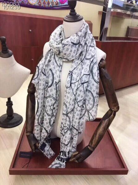 LV Limited Edition Vivienne Cashmere Women Scarves