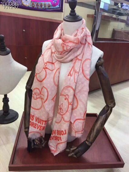 LV Limited Edition Vivienne Cashmere Women Scarves