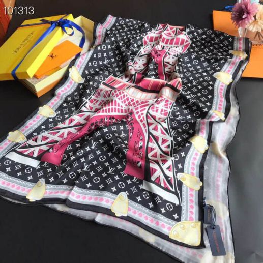 2019 LV 100% Double Silk Women Scarves