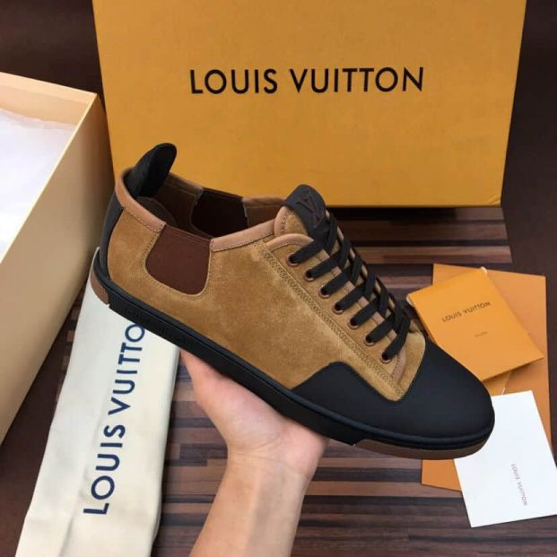 LV Men Causal Leather Sandals