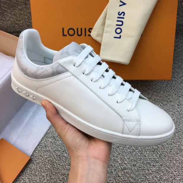 LV Leather Monogram Men Sneakers