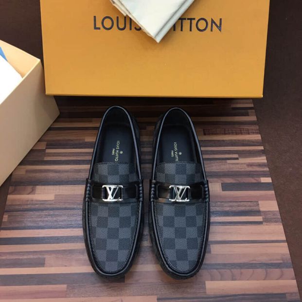 LV PVC Men Driver Shoes