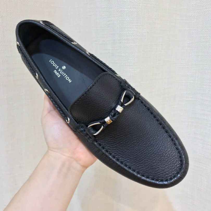 LV Black RASPAIL Men Driver Shoes