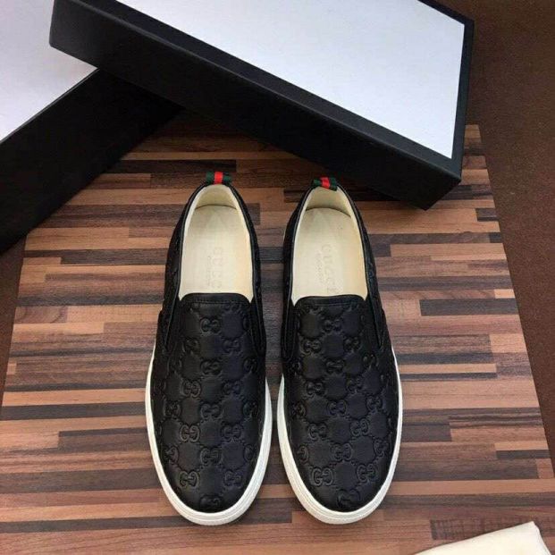 LV Black logo Men Causal Sandals