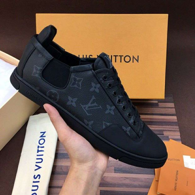 LV Men Causal Leather Sandals