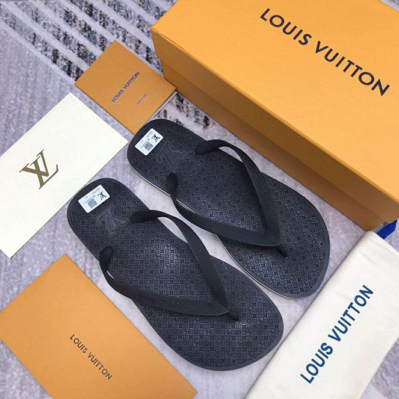 2019 LV MOLITOR Flip Flops Men Sandals